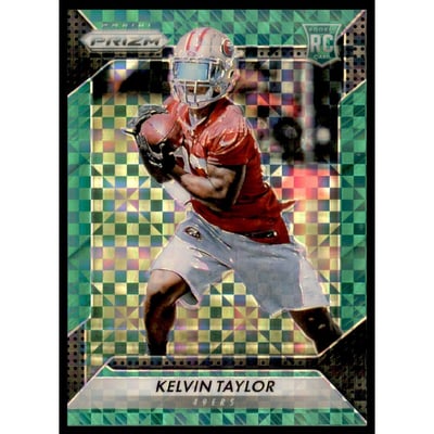 2016 Panini Prizm Prizms Green Power #249 Kelvin Taylor
