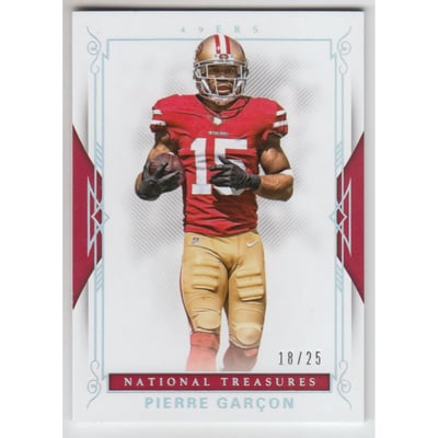 2017 Panini National Treasures Holo Silver #80 Pierre Garcon