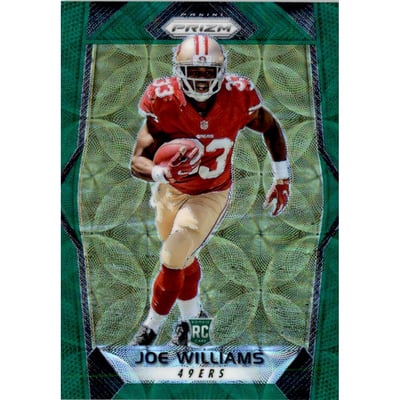 2017 Panini Prizm Prizms Green Scope #295 Joe Williams