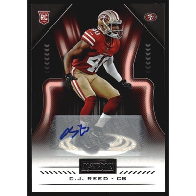 2018 Panini Playbook Rookie Signatures #200 D.J. Reed