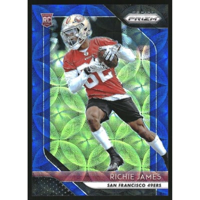 2018 Panini Prizm Prizms Blue Scope #278 Richie James
