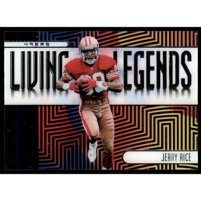 2019 Panini Illusions Living Legends Blue #LLJR Jerry Rice