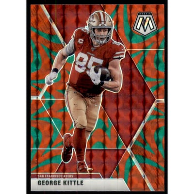2020 Panini Mosaic Mosaic Reactive Green #175 George Kittle