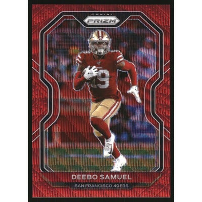 2020 Panini Prizm Prizms Red Wave #283 Deebo Samuel
