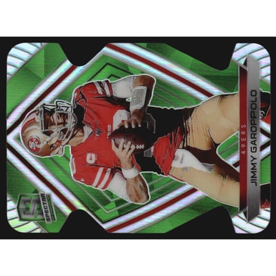 2020 Panini Spectra Neon Green Die Cut #132 Jimmy Garoppolo