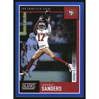 2020 Score Artist's Proof #309 Emmanuel Sanders