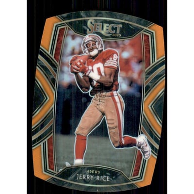 2020 Select Prizm Orange Die Cut #220 Jerry Rice