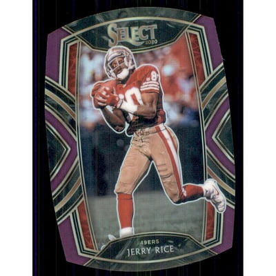 2020 Select Prizm Purple Die Cut #220 Jerry Rice