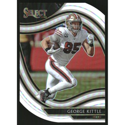 2020 Select Prizm White Die Cut #306 George Kittle