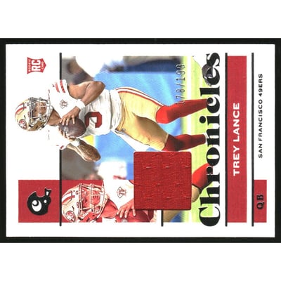2021 Panini Chronicles Jerseys #77 Trey Lance