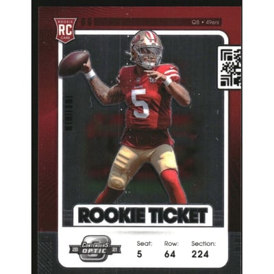2021 Panini Contenders Optic #94 Trey Lance RC