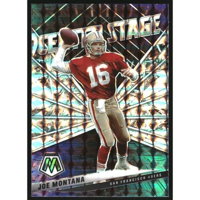 2021 Panini Mosaic Center Stage Mosaic #16 Joe Montana