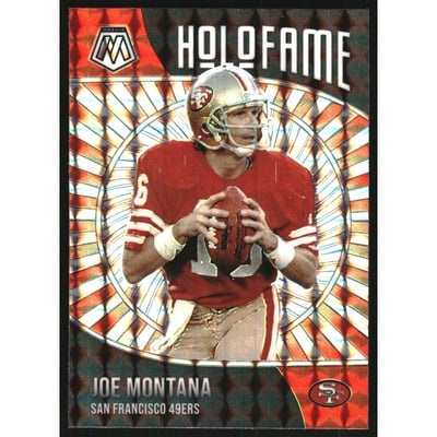 2021 Panini Mosaic HoloFame Mosaic #5 Joe Montana