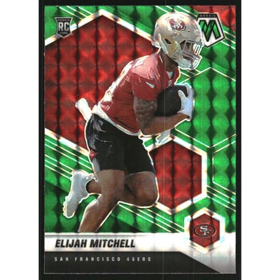 2021 Panini Mosaic Mosaic Green #376 Eli Mitchell