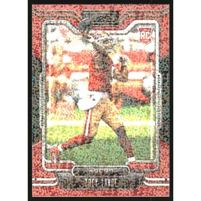 2021 Panini Playbook Sparkle #103 Trey Lance