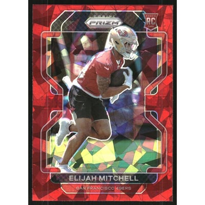 2021 Panini Prizm Prizms Red Ice #399 Eli Mitchell