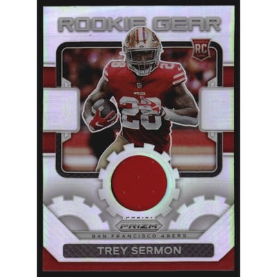 2021 Panini Prizm Rookie Gear #24 Trey Sermon
