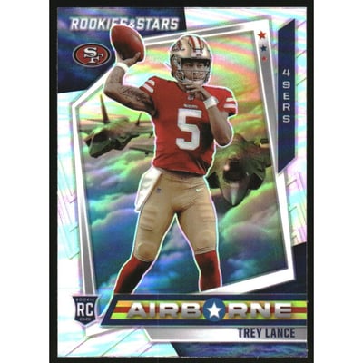 2021 Rookies and Stars Airborne Silver #18 Trey Lance