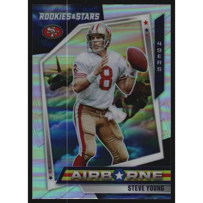 2021 Rookies and Stars Airborne Silver #29 Steve Young