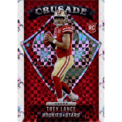 2021 Rookies and Stars Crusade Red Plaid #22 Trey Lance
