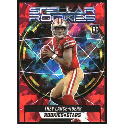 2021 Rookies and Stars Stellar Rookies Red Ice #3 Trey Lance