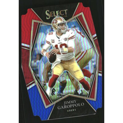 2021 Select Prizm Red and Blue Die Cut #131 Jimmy Garoppolo