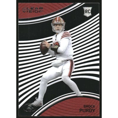 2022 Panini Chronicles Clear Vision Rookies #8 Brock Purdy