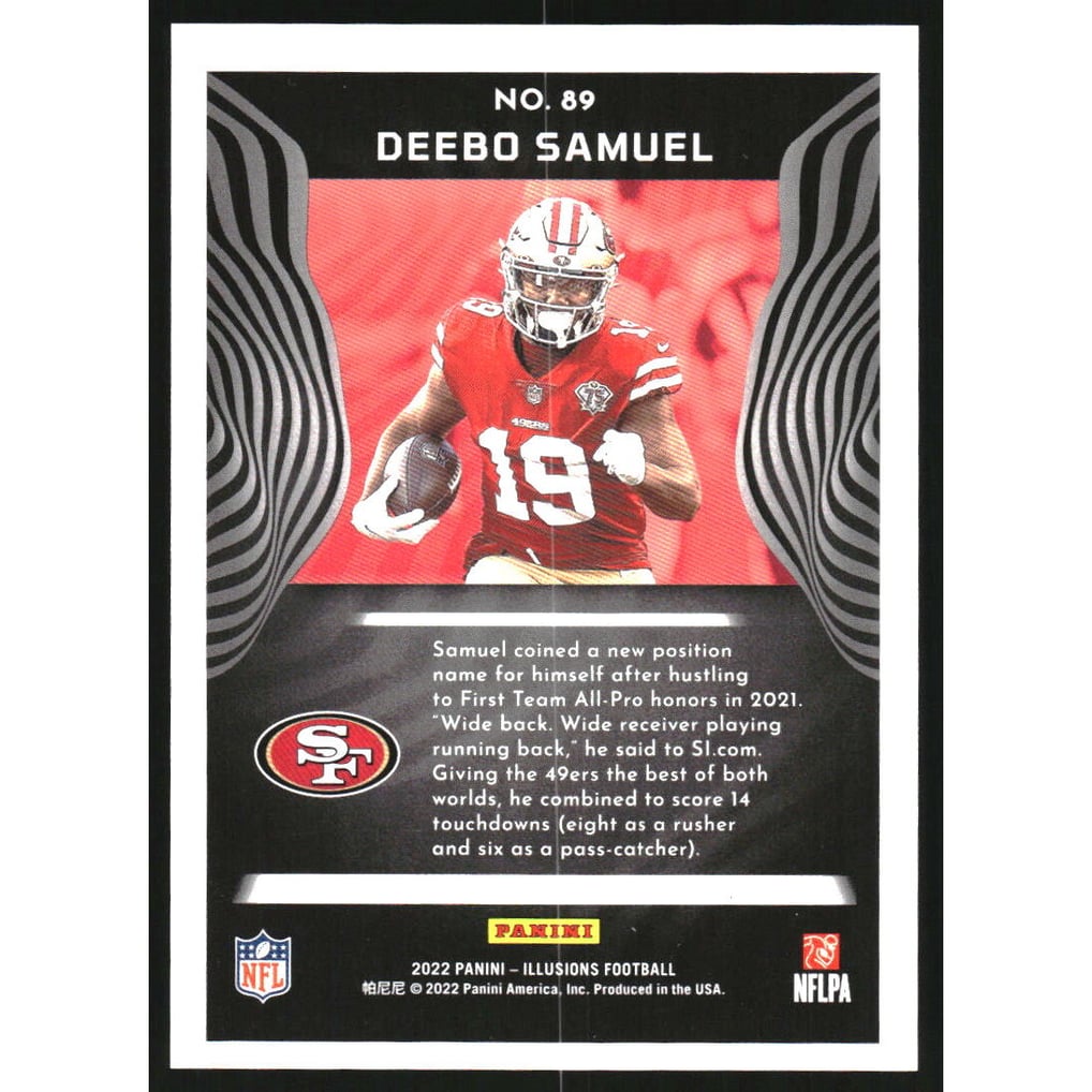 2022 Panini Illusions Ruby #89 Deebo Samuel