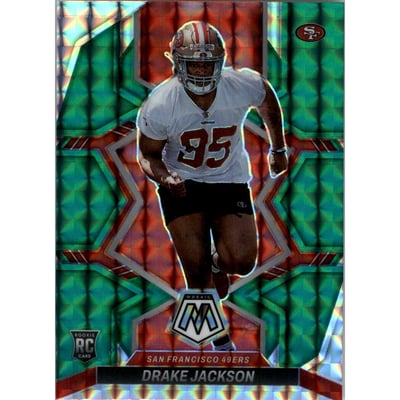2022 Panini Mosaic Mosaic Green #394 Drake Jackson