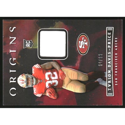 2022 Panini Origins Rookie Patches Red #27 Tyrion Davis-Price