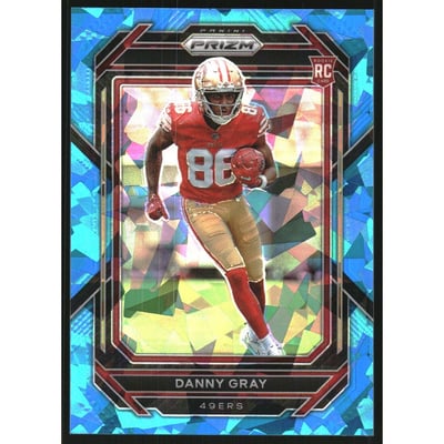 2022 Panini Prizm Prizms Blue Ice #335 Danny Gray