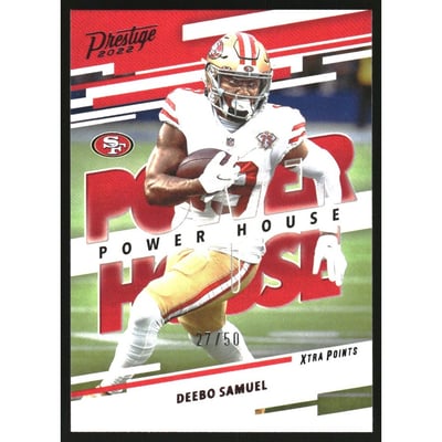 2022 Prestige Power House Xtra Points Pink #11 Deebo Samuel