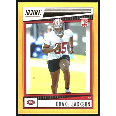 2022 Score Gold #316 Drake Jackson