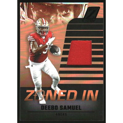 2022 Zenith Zoned In Materials #13 Deebo Samuel