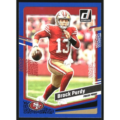 2023 Donruss Press Proof Blue #266 Brock Purdy