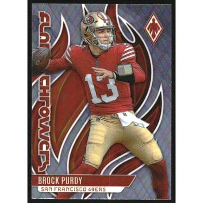 2023 Panini Phoenix Flame Throwers #12 Brock Purdy