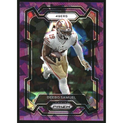 2023 Panini Prizm Prizms Purple Ice #268 Deebo Samuel