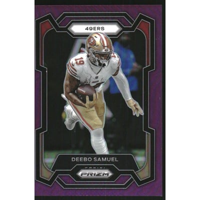 2023 Panini Prizm Prizms Purple #268 Deebo Samuel