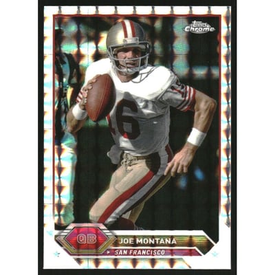 2023 Topps Composite Chrome Geometric Refractors #16 Joe Montana