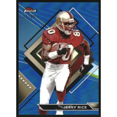2023 Topps Composite Finest Blue Refractors #237 Jerry Rice