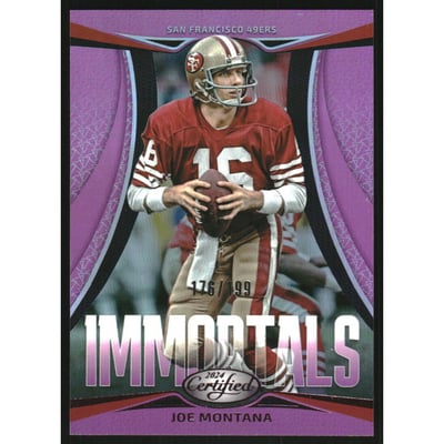 2024 Certified Immortals Mirror Pink #13 Joe Montana