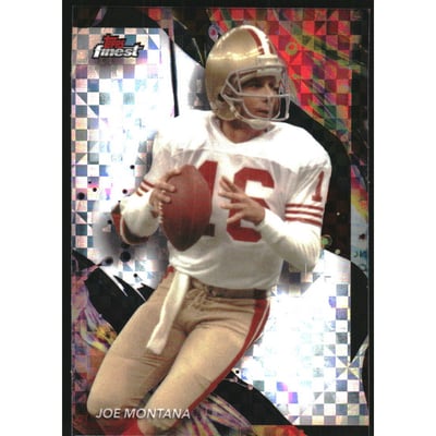 2024 Finest Checkerboard Refractors #148 Joe Montana