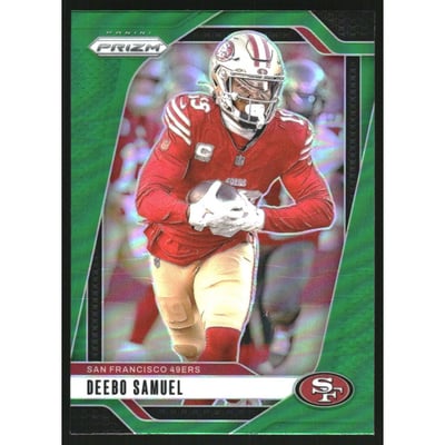 2024 Panini Prizm Prizms Green #252 Deebo Samuel