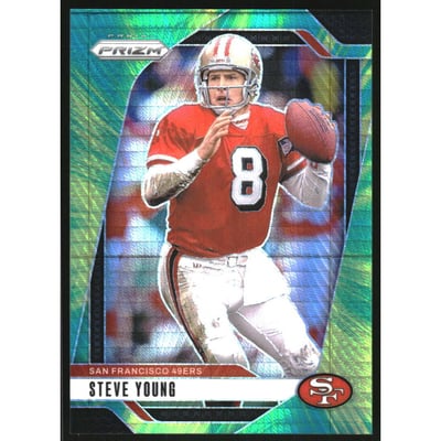 2024 Panini Prizm Prizms Hyper #256 Steve Young
