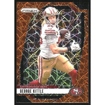2024 Panini Prizm Prizms Lazer #253 George Kittle