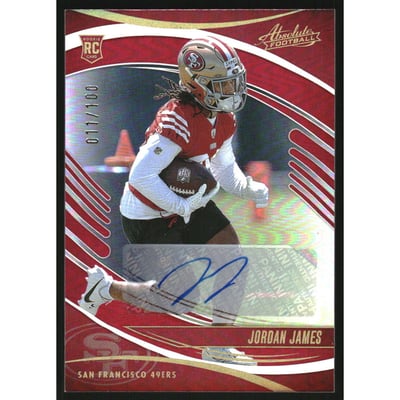 2025 Absolute Signatures Spectrum Red #144 Jordan James