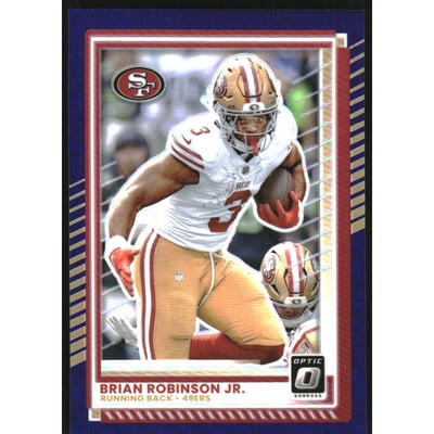 2025 Donruss Optic Purple #25 Brian Robinson Jr.
