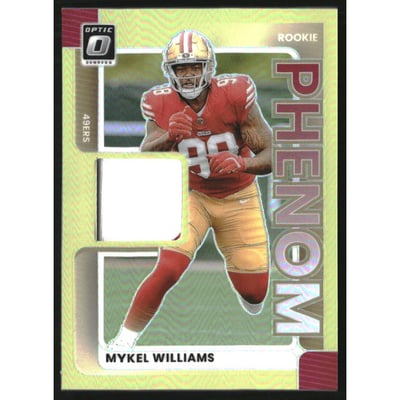 2025 Donruss Optic Rookie Phenoms Neon Yellow #30 Mykel Williams