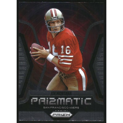 2025 Panini Prizm Prizmatic #5 Joe Montana