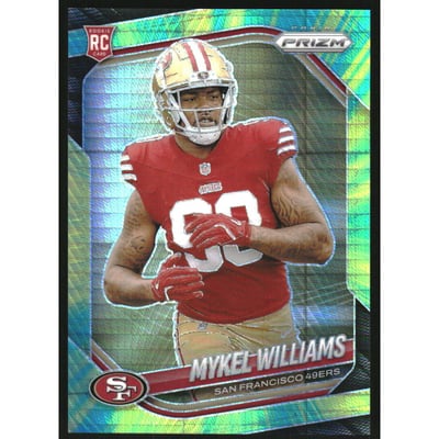 2025 Panini Prizm Prizms Hyper #304 Mykel Williams